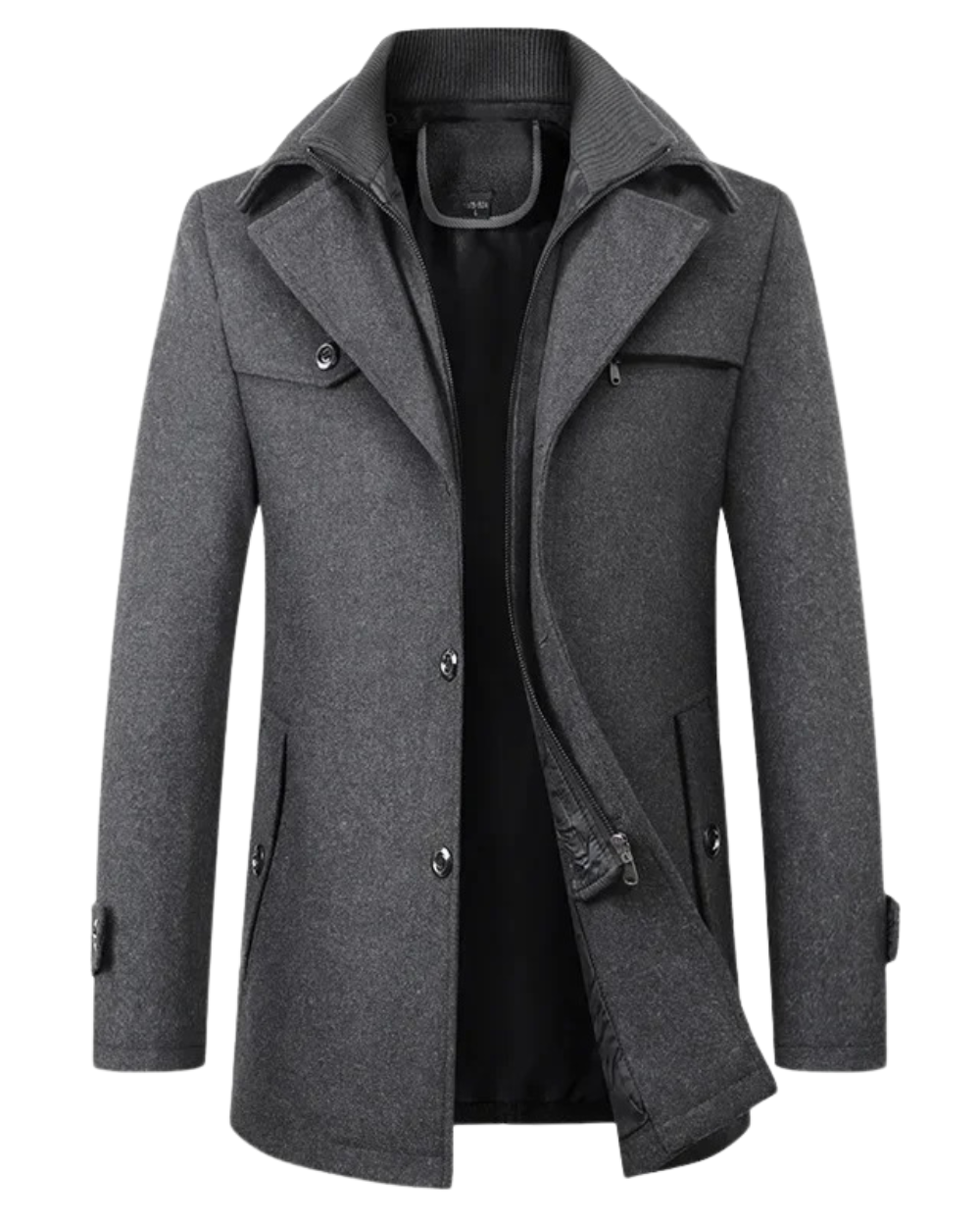 Clara Domínguez - Elegante chaqueta de invierno de lana
