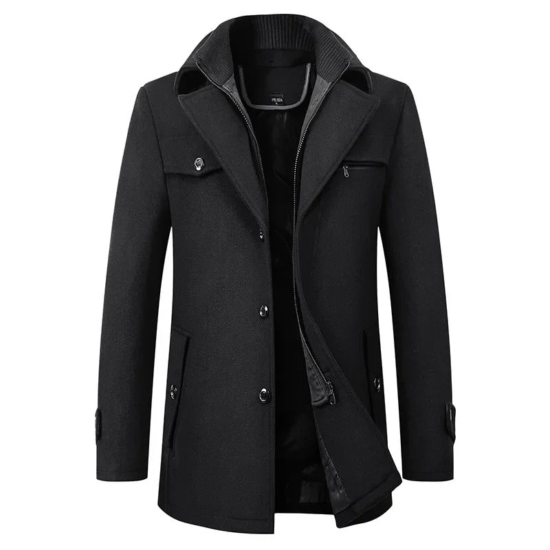 Clara Domínguez - Elegante chaqueta de invierno de lana