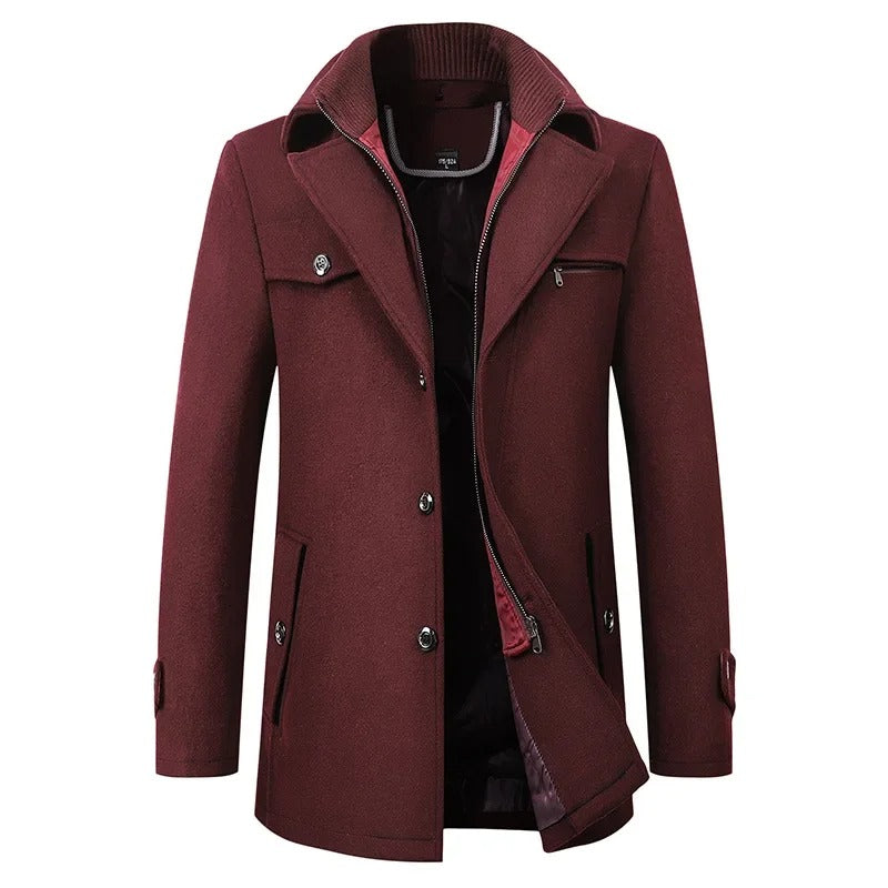 Clara Domínguez - Elegante chaqueta de invierno de lana