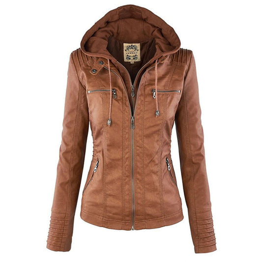 Clara Domínguez - Chaqueta de piel ultra elegante
